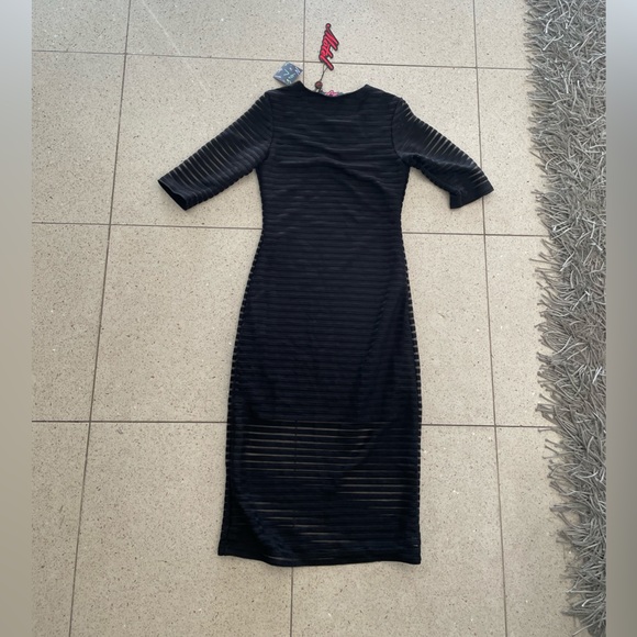 NWT Motel Rocks Midi Dress - Black, Xs - Picture 4 of 4